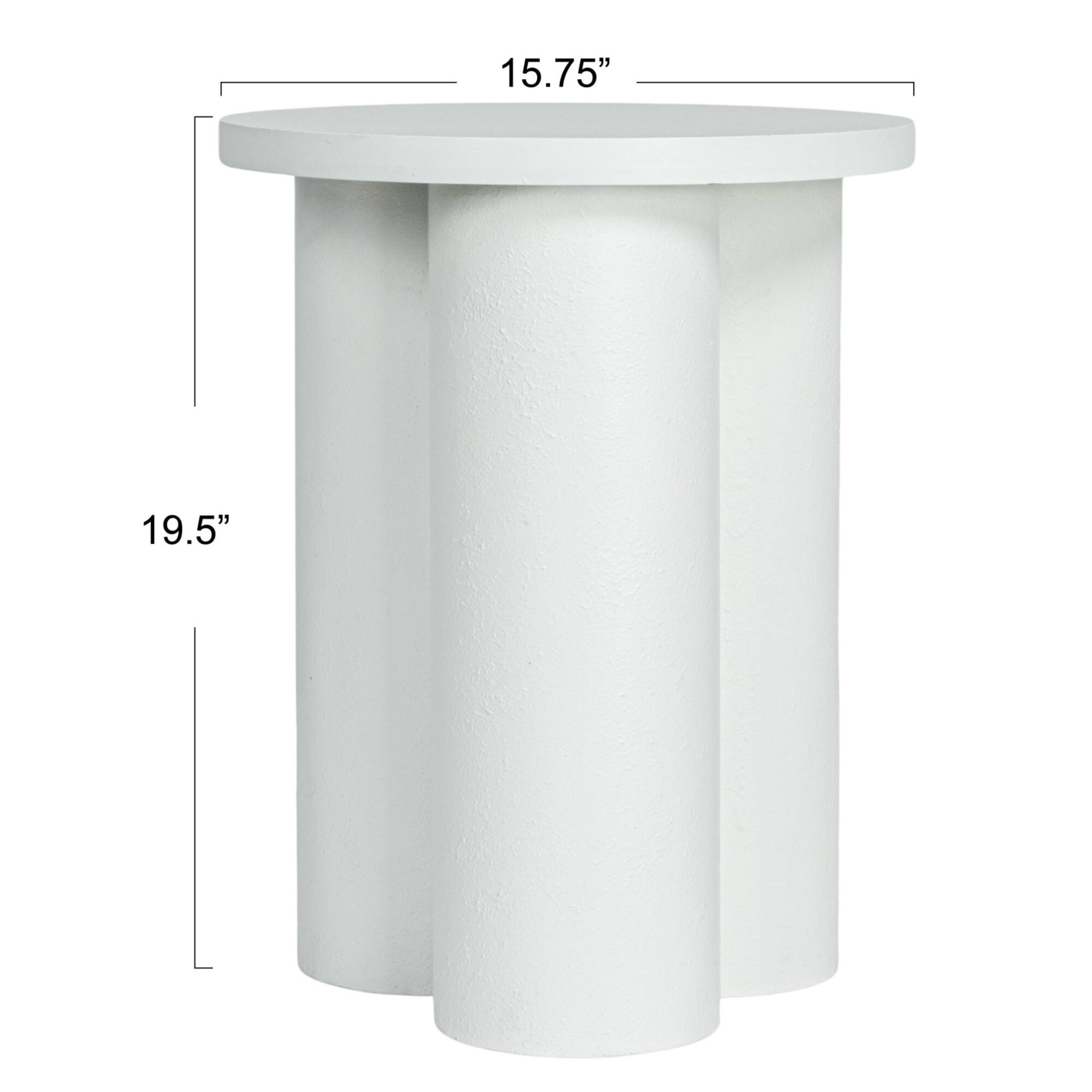 Hello Honey® Round 3-Column End Table